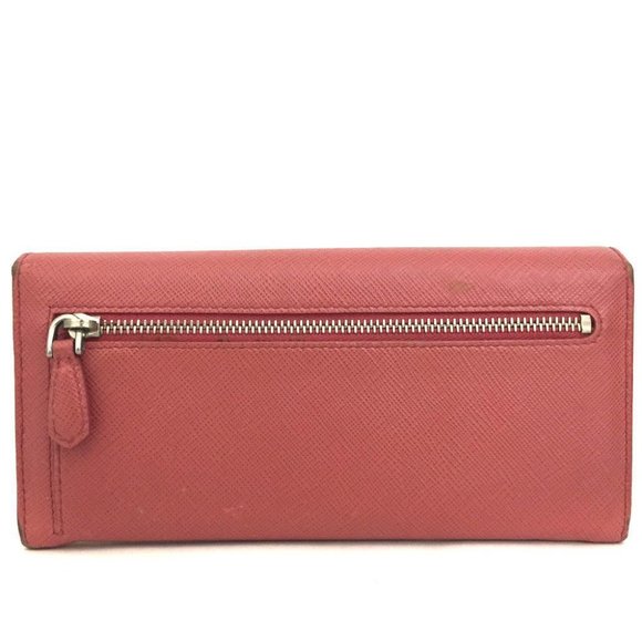 PRADA Saffiano Leather Long Bifold Wallet w/Card Case /1G0602 - Picture 4 of 8